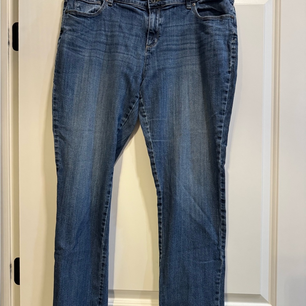 Liz Claiborne Slim Skinny Jeans in Medium Blue Wash